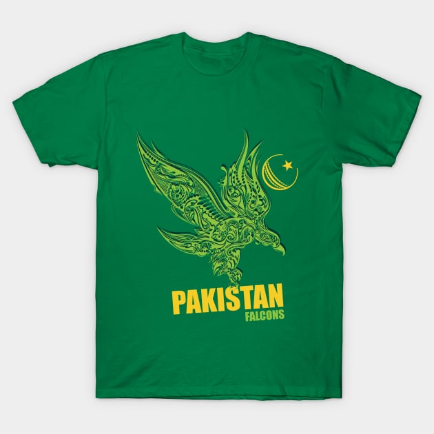 Pakistan Cricket Falcons Memorabilia T-Shirt by CGD